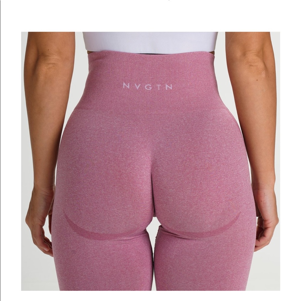 NWOT NVGTN Pastel Pink Seamless Leggings